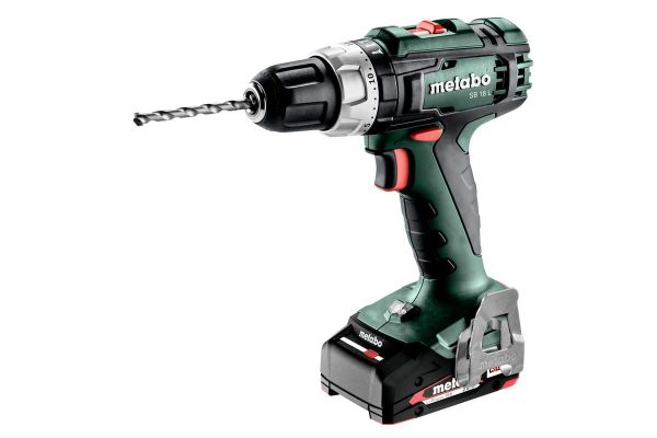 Шурупокрут-дриль ударний акумуляторний Metabo SB 18 L Li-Power 18В акб 2х2А&#183;год 25&#183;50Нм 450&#183;1800об/хв 1.7кг кейс metaBOX 145