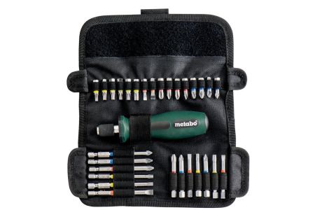 Викрутки Metabo набір 30шт, 29 біт, SL,PH,PZ,Torx,H