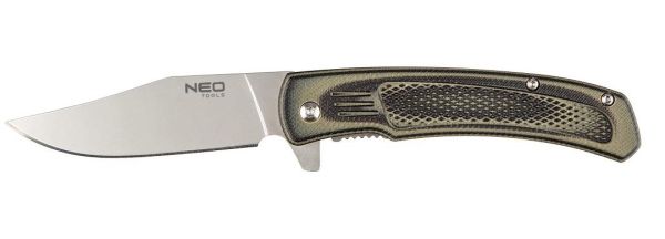 Ніж складаний Neo Tools, 175мм, лезо 80мм, руків'я із пластмаси