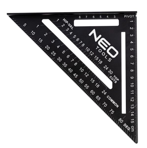 Кутник Neo Tools, 18.3x18.3x2.2см, алюміній