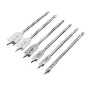 Набір свердел по дереву Tolsen, 6шт, 1/4&quot;, 10-25мм, 152мм, кейс