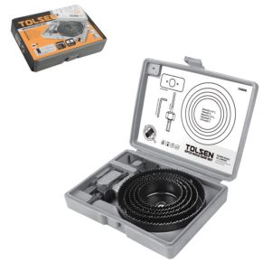 Коронки по дереву Tolsen, набір 8 шт, 25мм, 64-127мм