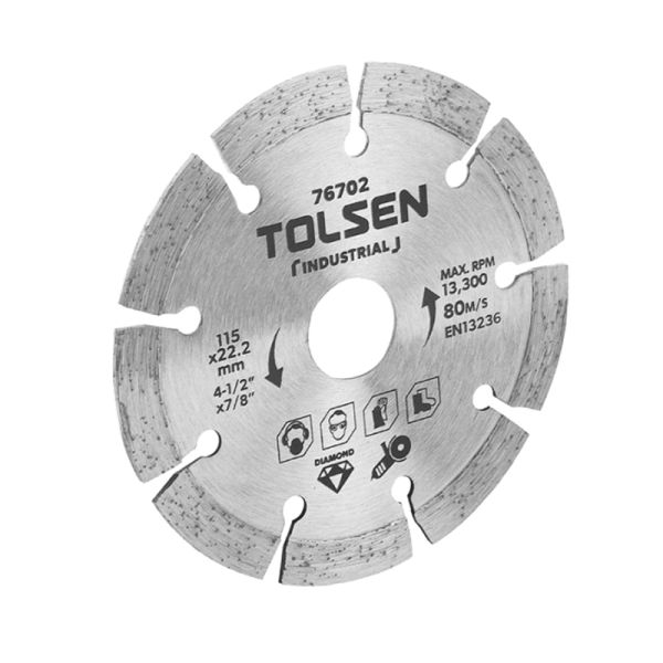 Диск алмазний Tolsen, сегментний, 230х22.2мм