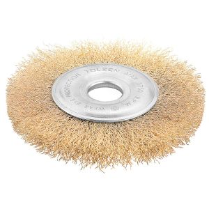 Щітка дискова Tolsen Профі, рифлений дріт 0.3мм, діаметр 125мм, посадковий розмір 22.2мм