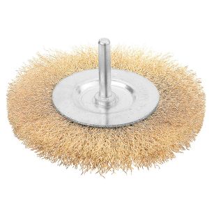Щітка дискова Tolsen Профі, рифлений дріт 0.3мм, 75мм, хвостовиком 6.35мм(1/4&quot;)