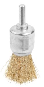 Щітка чашкова Tolsen Профі, торцева, рифлений дріт 0.3мм, 24мм, з хвостовиком 6.35мм(1/4&quot;)