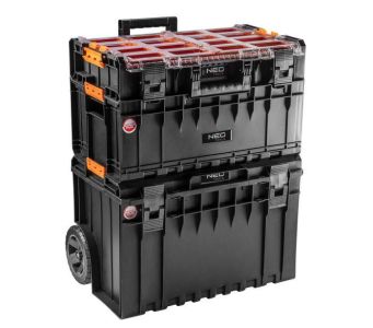 Модульна система для інструменту Neo Tools, на коліщатках, 3 ящики модуля, 113.3х58.5x46см