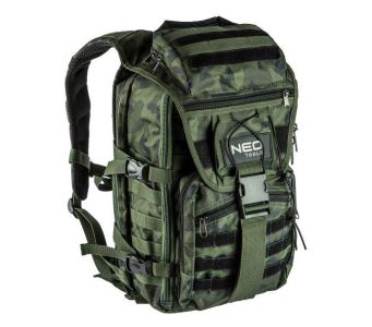Рюкзак Neo Tools Camo, 30л, поліестер 600D, посилений, камуфляж