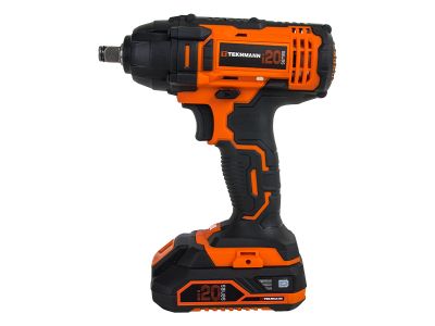 Гайковерт ударний акумуляторний Tekhmann TIW-300/i20 kit 20В АКБ 1x2А&#183;год 300Нм 2800об/хв 1.2кг
