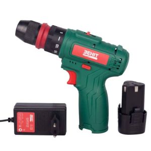 Шурупокрут-дриль акумуляторний Зеніт ЗША-12/15 S1 DFR 12В 1х1.5А*год 18Нм 350*1350об/хв 0.95кг