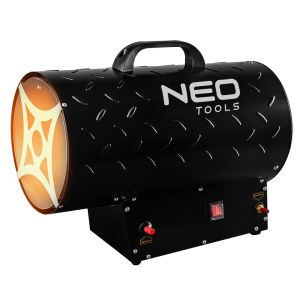 Теплова гармата газова Neo Tools, 30кВт, 300м2, 1000м3/год, чорний, 5.9кг