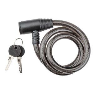 Замок протиугінний Top Tools, 12ммх80см, 2 ключі, чорний