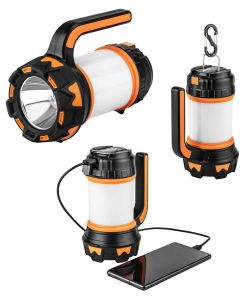 Ліхтар кемпінговий акумуляторний Neo Tools, 3в1, 1200мА&#183;год, 800лм, 10Вт, 4 функції освітлення, power bank, червоне світло