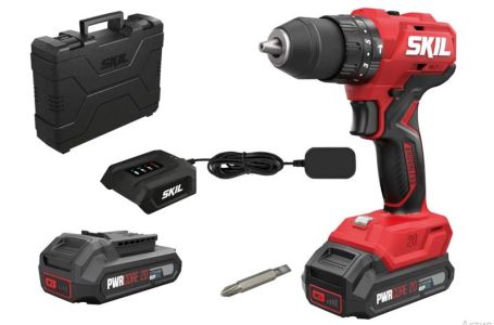Шурупокрут-дриль ударний акумуляторний SKIL-3021-HB 20В 2х2А*год 55Нм 450*1700об/хв 0.83кг кейс