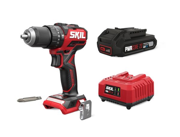 Шурупокрут-дриль ударний акумуляторний SKIL&#160;3075 CA Compact 20В 1х2.5А&#183;год 60Нм 500&#183;180об/хв 0.9кг