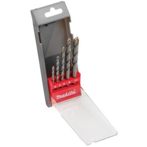 Набір свердел по бетону Makita D-05175, 5шт, 4-10мм, кейс