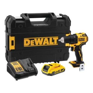 Дриль-шурупокрут DeWalt безщітковий XR Li-Ion 18В акб 1х2А&#183;год 65Нм 450-1650об/хв патрон 13мм ЗП кейс 1.1кг