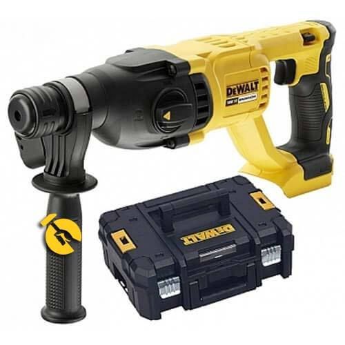 Перфоратор акумуляторний DeWalt SDS PLUS безщітковий 18В 2.6Дж 0-5500уд/хв 0-1150об/хв 3 режими кейс 2.77кг без АКБ та ЗП