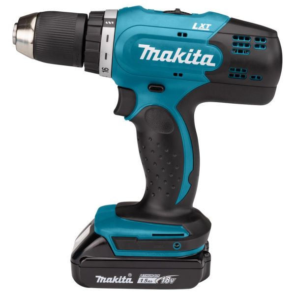 Шурупокрут-дриль акумуляторний Makita DDF453SYX4 18В 2х1.5А&#183;год 42Нм 0-400&#183;0-1300об/хв кейс 1.6кг