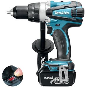 Шурупокрут-дриль акумуляторний Makita DDF458RFJ 18В 2х3.0А*год 58*91Нм 0-400*0-2000об/хв 2.3кг