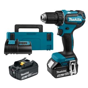 Шурупокрут-дриль акумуляторний Makita DDF485SFJ 18B 1х3А*год 27-50Нм 0-500*0-1900об/хв кейс 1.7кг