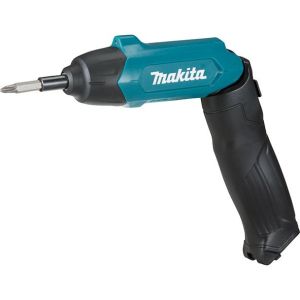 Шурупокрут акумуляторний Makita DF001DW 3.6В 1х1.5А*год 4Нм 220об/хв набір приладдя 81шт 0.36кг