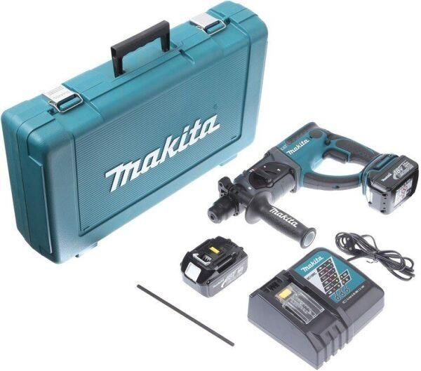 Перфоратор акумуляторний Makita DHR202RX4 SDS-plus LXT 18В акб 1.5+3А&#183;год 2Дж 3.5кг