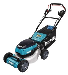 Газонокосарка акумуляторна Makita LXT DLM 18+18В 46см 60л 20-100мм самохідна 39кг без АКБ та ЗП