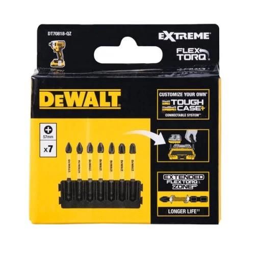 Біти DeWalt FlexTorq 57 мм Рh1 Рh2 Рh3 набір 7шт