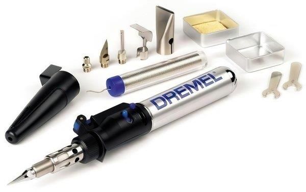 Паяльник газовий Dremel Versatip 2000 1200°CC паливо 17мл п'єзо 6 насадок
