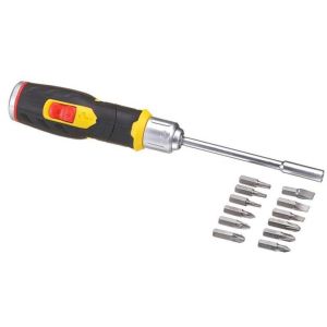 Викрутка Stanley FatMax набір 13шт, бітотримач реверсний, 12 біт, SL,PH,PZ,Torx