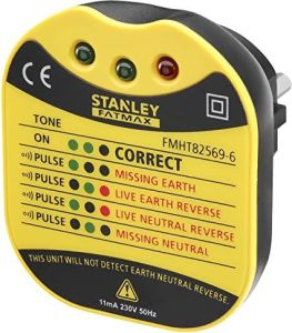 Тестер напруги в розетці Stanley FatMax, кат II 230В