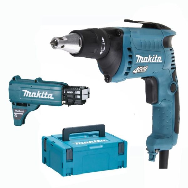 Шурупокрут для гіпсокартону Makita FS4300JX2 570Вт 10&#183;16Нм 4000об/хв 1.4кг