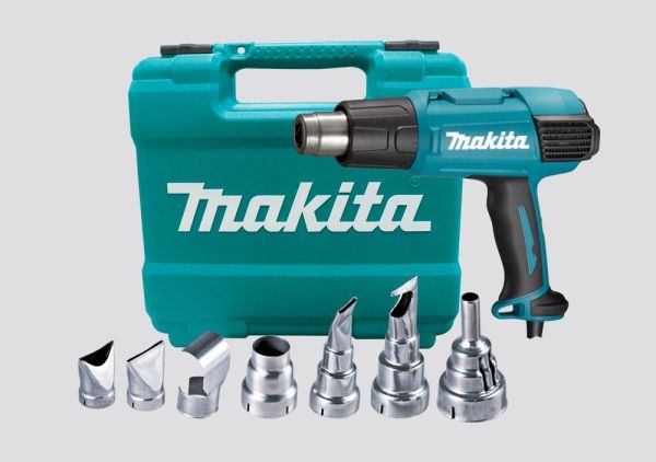 Фен будівельний Makita HG6531CK 2000Вт 50-650°CC 200-550л/хв 0.6кг