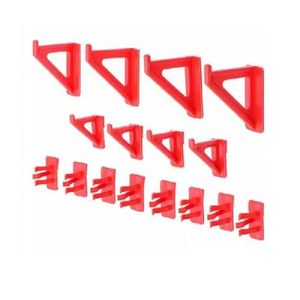 Гачкі для підвісної панелі Kistenberg KBH16, набір 16 од., 13*13см, пластик