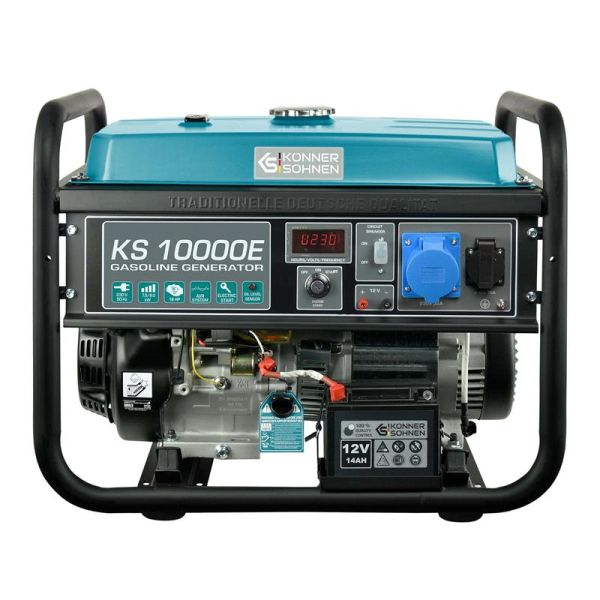 Генератор бензиновий Konner&amp;Sohnen KS 10000E, 230В, 8кВт, електростартер, 85.5кг