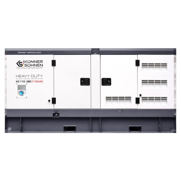Генератор дизельний Konner&Sohnen KS 110-3BE, 230/400В, 3 фази, 100кВа, електростартер, передстартовий підігрів, двигун Baudouin, 1446кг
