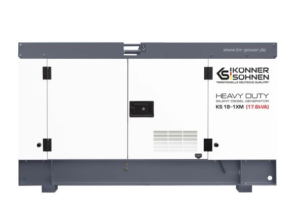 Генератор дизельний Konner&amp;Sohnen KS 18-1XM, 230В, 17.6кВт, електростартер, двигун Xinchai, 732кг
