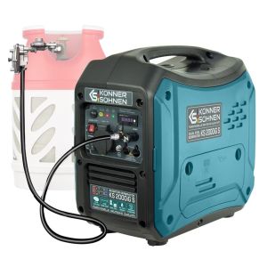 Генератор газобензиновий інверторний Konner&amp;Sohnen KS 2000iG S, 230В, 2.0кВт, ручний стартер, 19кг