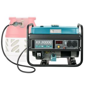 Генератор газобензиновий Konner&amp;Sohnen KS 3000G, 230В, 3.0кВт, ручний стартер, 45.4кг
