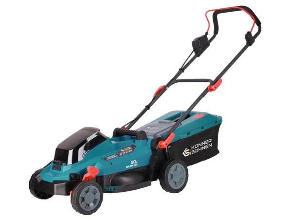 Газонокосарка акумуляторна Konner&Sohnen KS 33LM-20V 20В 33см 30л 25-75мм 14кг без АКБ та ЗП