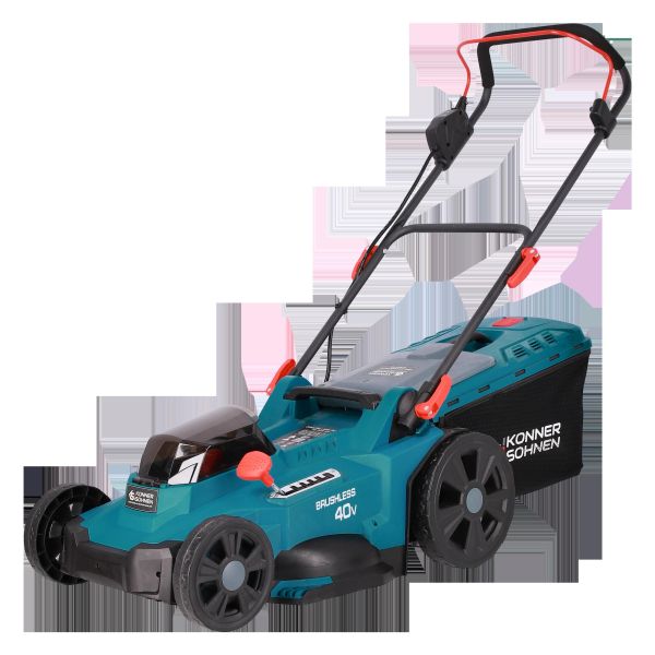 Газонокосарка акумуляторна Konner&amp;Sohnen KS 43LM-40V 40В(20+20) 43см 50л 25-75мм 15.5кг без АКБ та ЗП