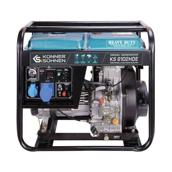 Генератор дизельний Konner&amp;Sohnen KS 6102HDE (EURO II), 230В, 5.5кВт, електростартер, 107кг