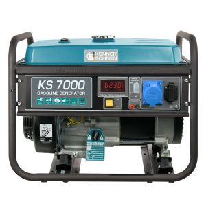 Генератор бензиновий Konner&amp;Sohnen KS 7000, 230В, 5.5кВт, 12/8.3А, ручний стартер, 69.2кг