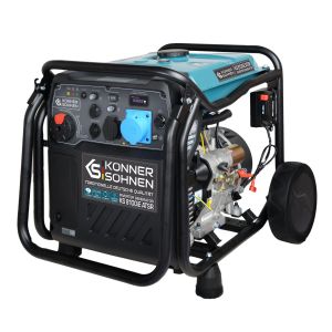 Генератор бензиновий інверторний Konner&amp;Sohnen KS 8100iE ATSR, 230В, 8.5кВт, АВР(ATS), електростартер, 68кг