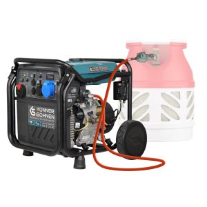 Генератор газобензиновий інверторний Konner&amp;Sohnen KS8100IEG, 230В, 8.5кВт, електростартер, 68кг.
