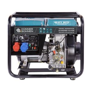 Генератор дизельний Konner&amp;Sohnen KS 9102HDE-1/3 ATSR (EURO II), 230/400В, 6.5/7.5кВт, електростартер, передстартовий підігрів, 122кг