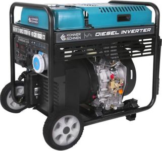 Генератор дизельний інверторний Konner&amp;Sohnen KS 9500IDE ATSR, 230В, 9.5кВт, АВР(ATS), електростартер, 130кг