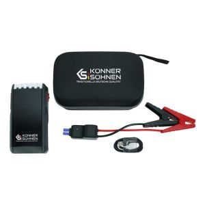 Пуско-зарядний пристрій портативний Konner&amp;Sohnen KS JS-1000, 12000мА&#183;год, струм 500А/пік 1000А, 0.95кг