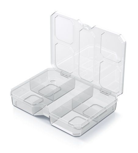 Органайзер Kistenberg SQR Box, 5 відділень, 8&quot;, 19.3*14.7*3.5см, поліпропілен